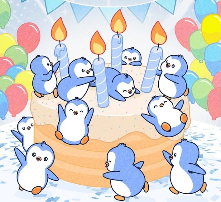 Pudgy Penguins Celebrates Fourth Anniversary Since Entering NFT Market