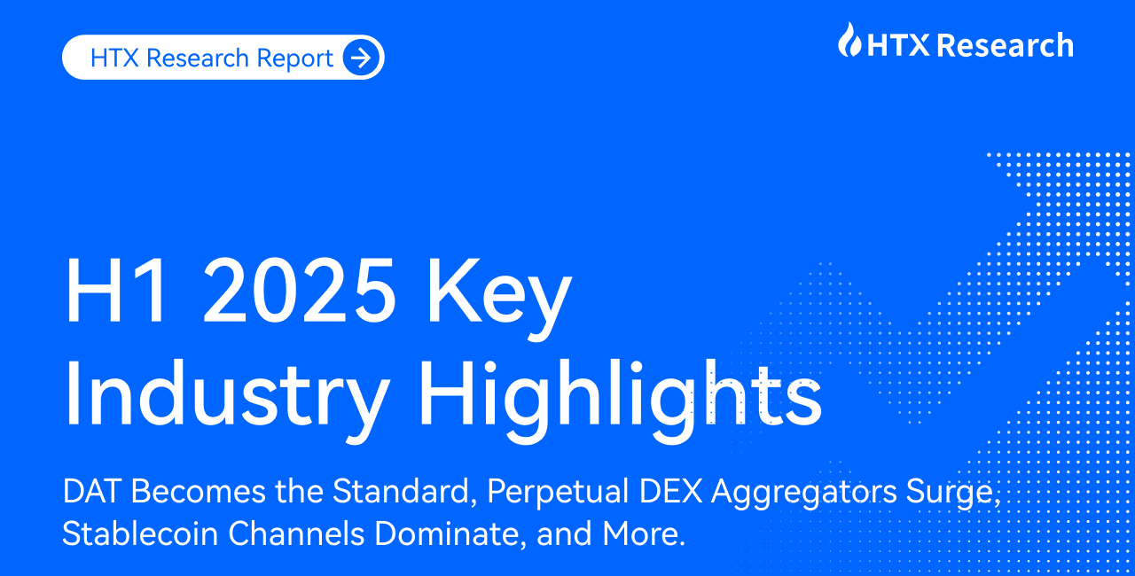HTX Research: Crypto Industry Flourishes in H1 2025, With TRON and HTX Driving Dual Momentum